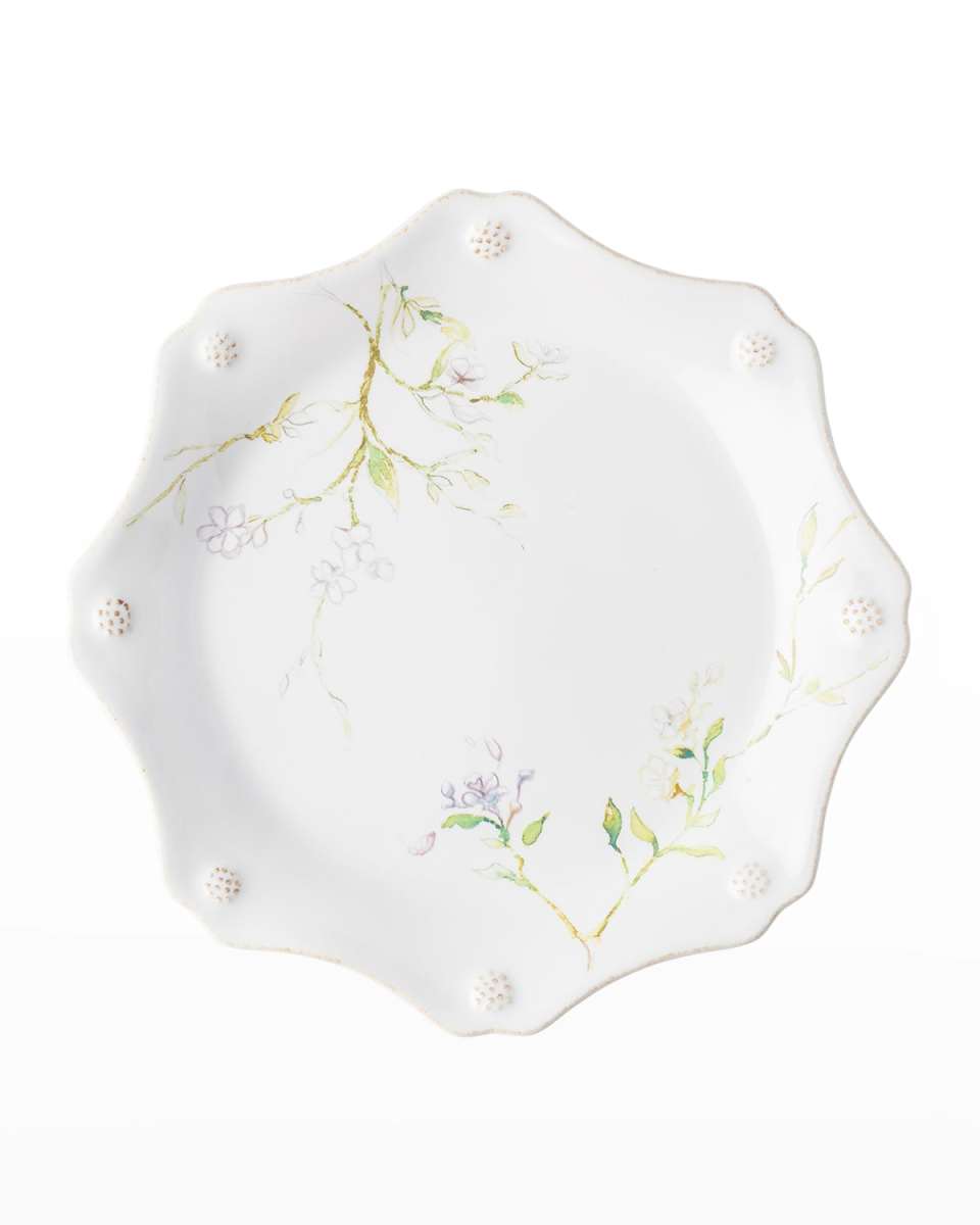 Berry & Thread Floral Sketch Salad Plate - Jasmine